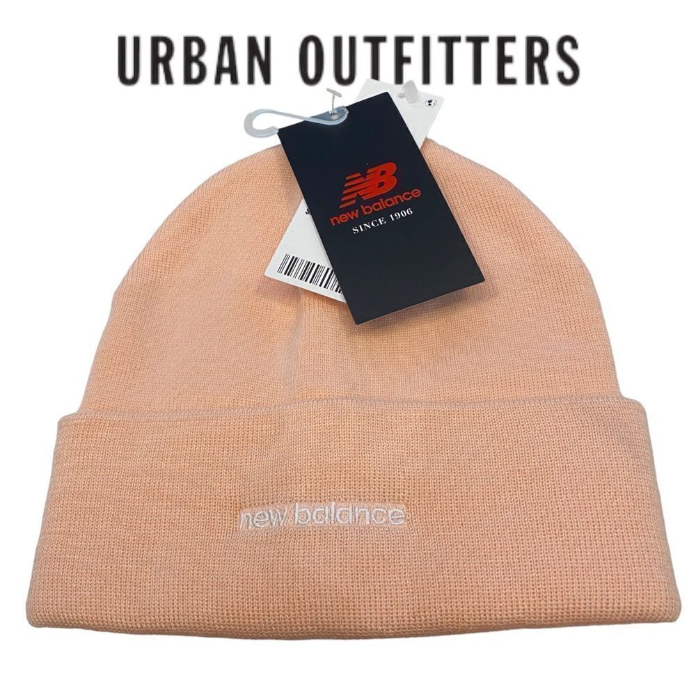 NEW New Balance Urban Outfitters UO Linear Logo Cuffed Cap Hat Beanie